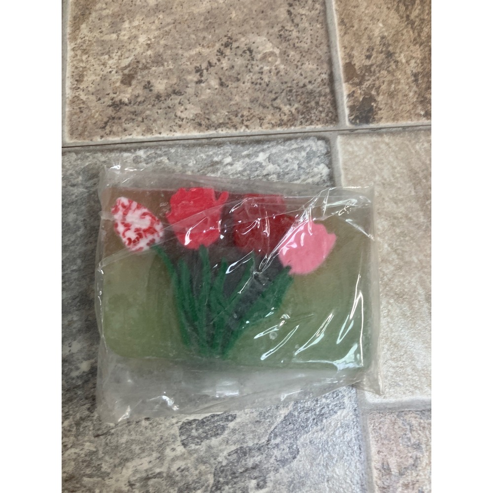 Primal Elements‎ Tulips Handmade Glycerin Soap Jasmine Tuberose Scent